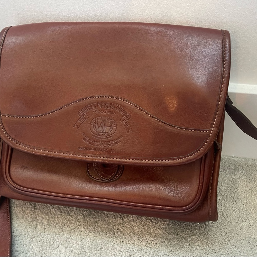 Ghurka Brown Leather Shoulder Bag